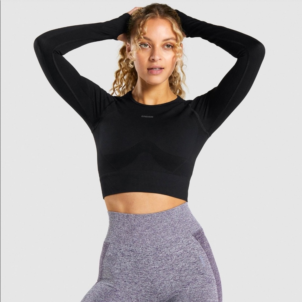 Gymshark Flex Sports Long Sleeve Crop Top
